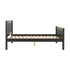 Monaco 5FT Bed High Foot End - Grey/Oak Effect